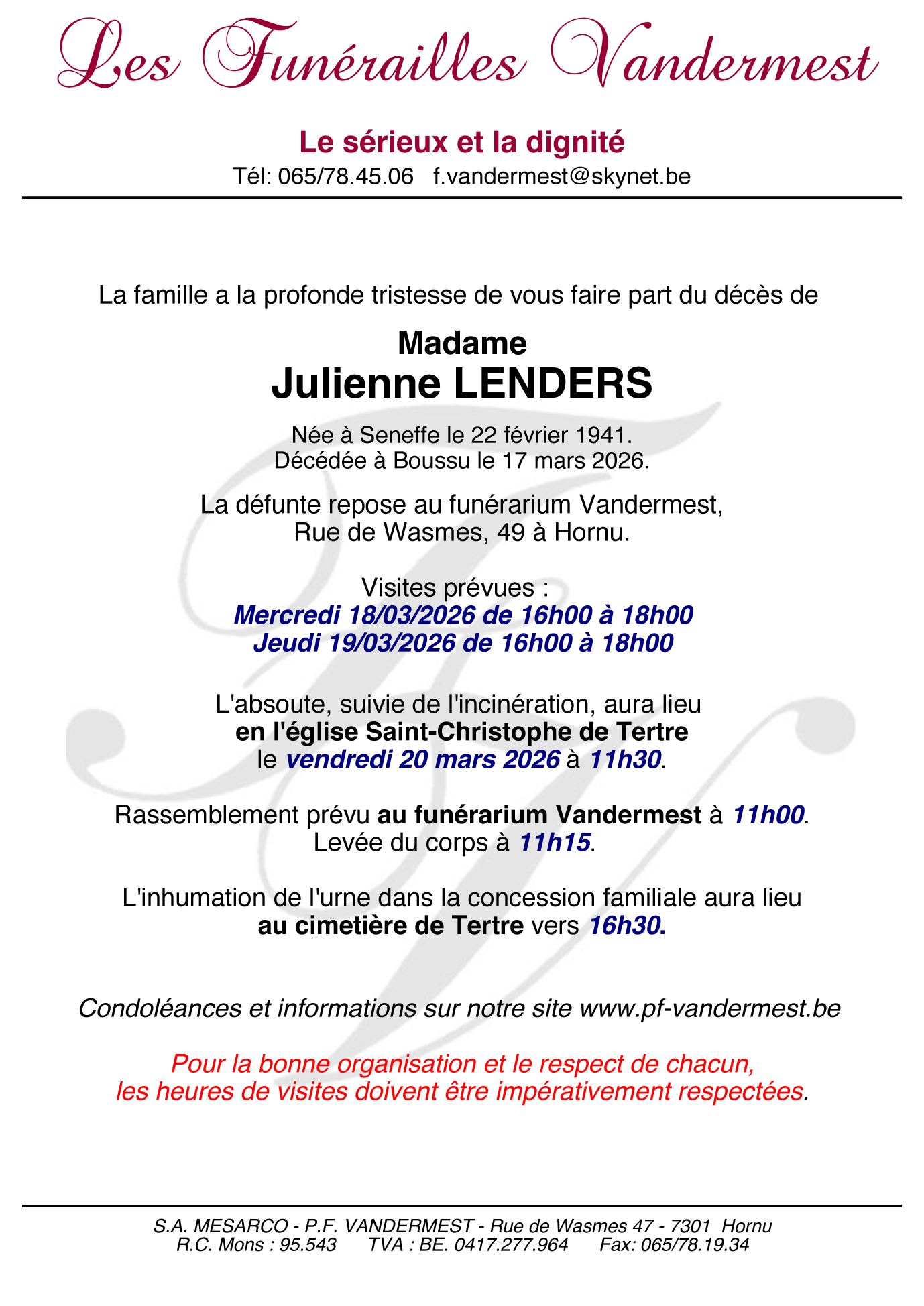 Image Annonce nécrologique