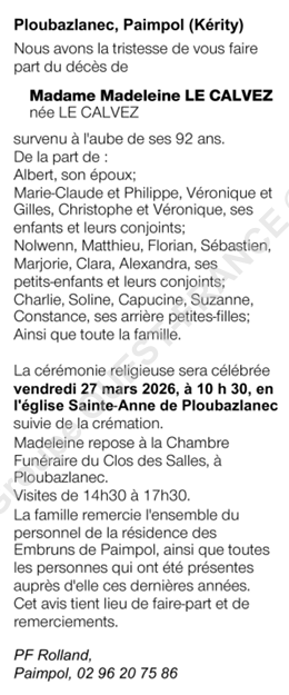 Image Annonce nécrologique