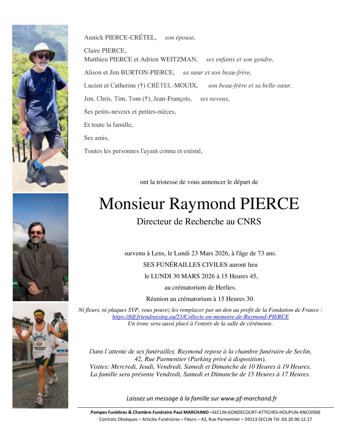 Image Faire-part de Raymond