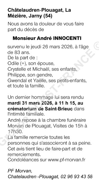 Image Annonce nécrologique