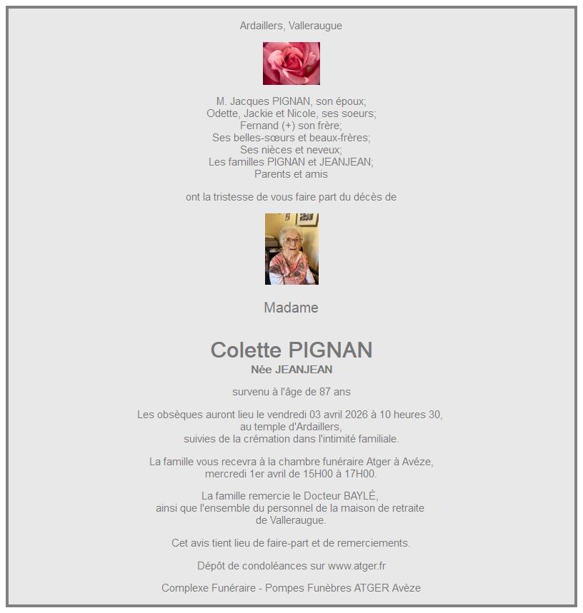 Image Annonce nécrologique