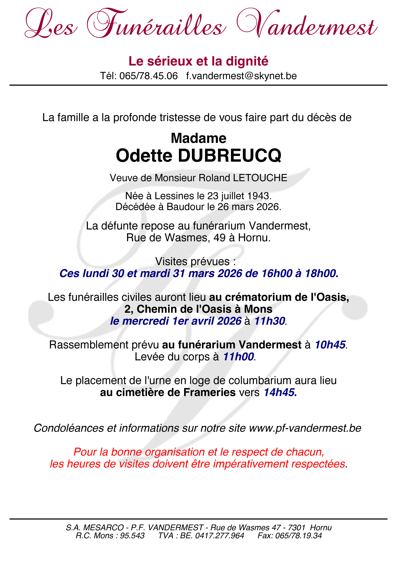 Image Annonce nécrologique