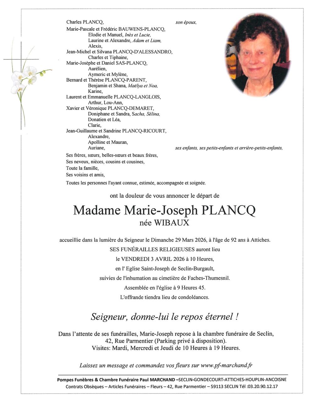 Image Faire-Part de Marie-Joseph