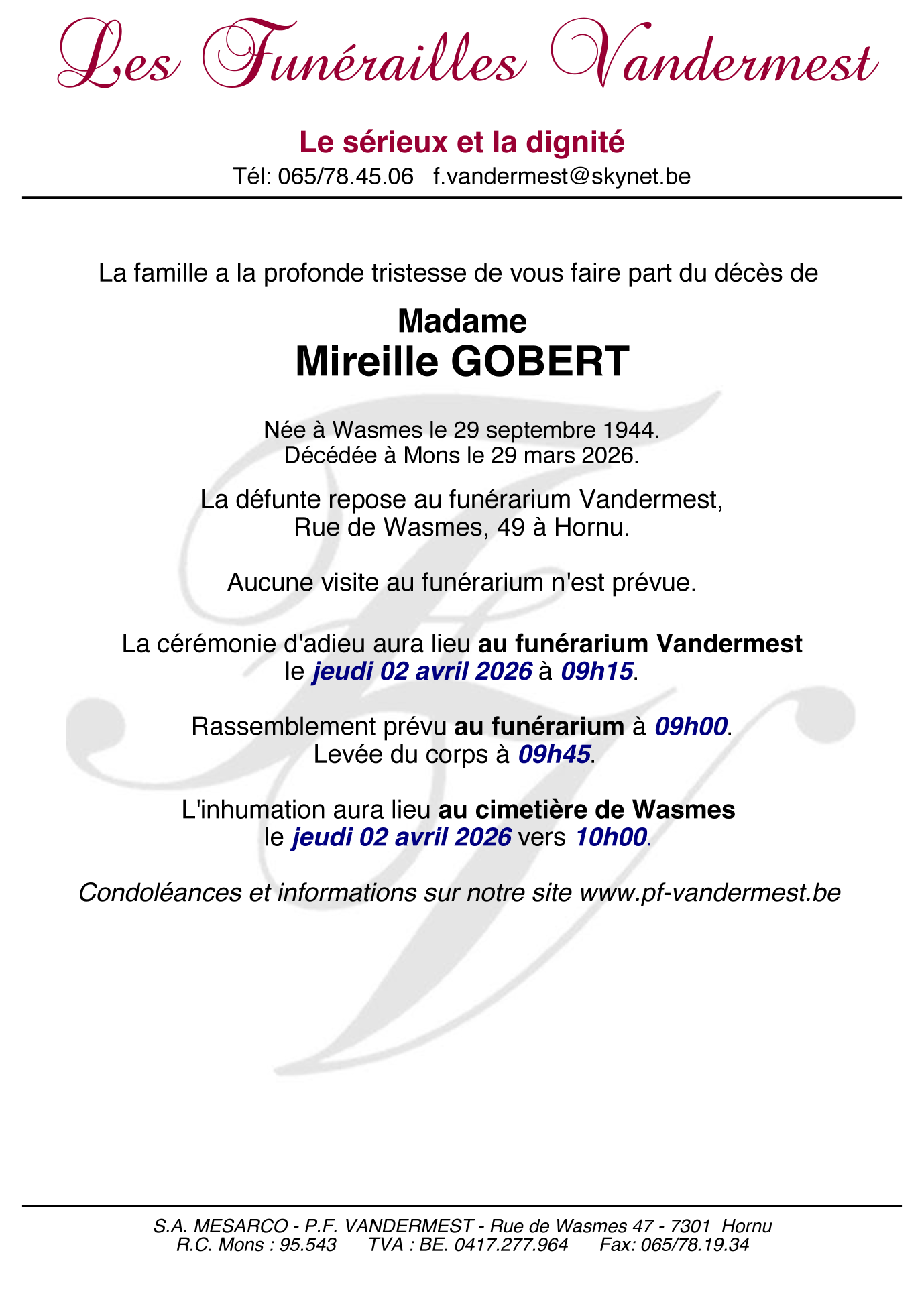 Image Annonce nécrologique