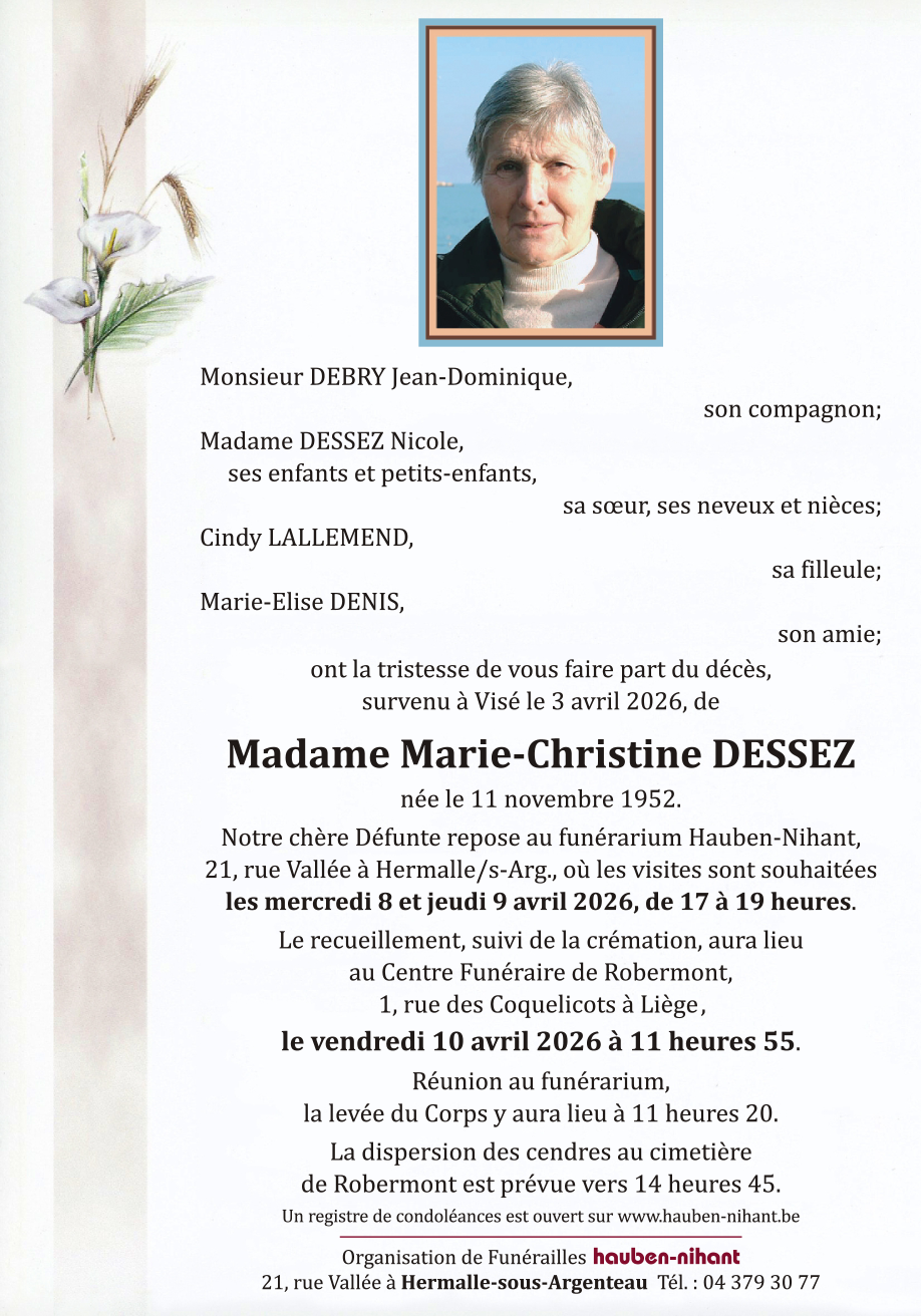 Image Annonce nécrologique