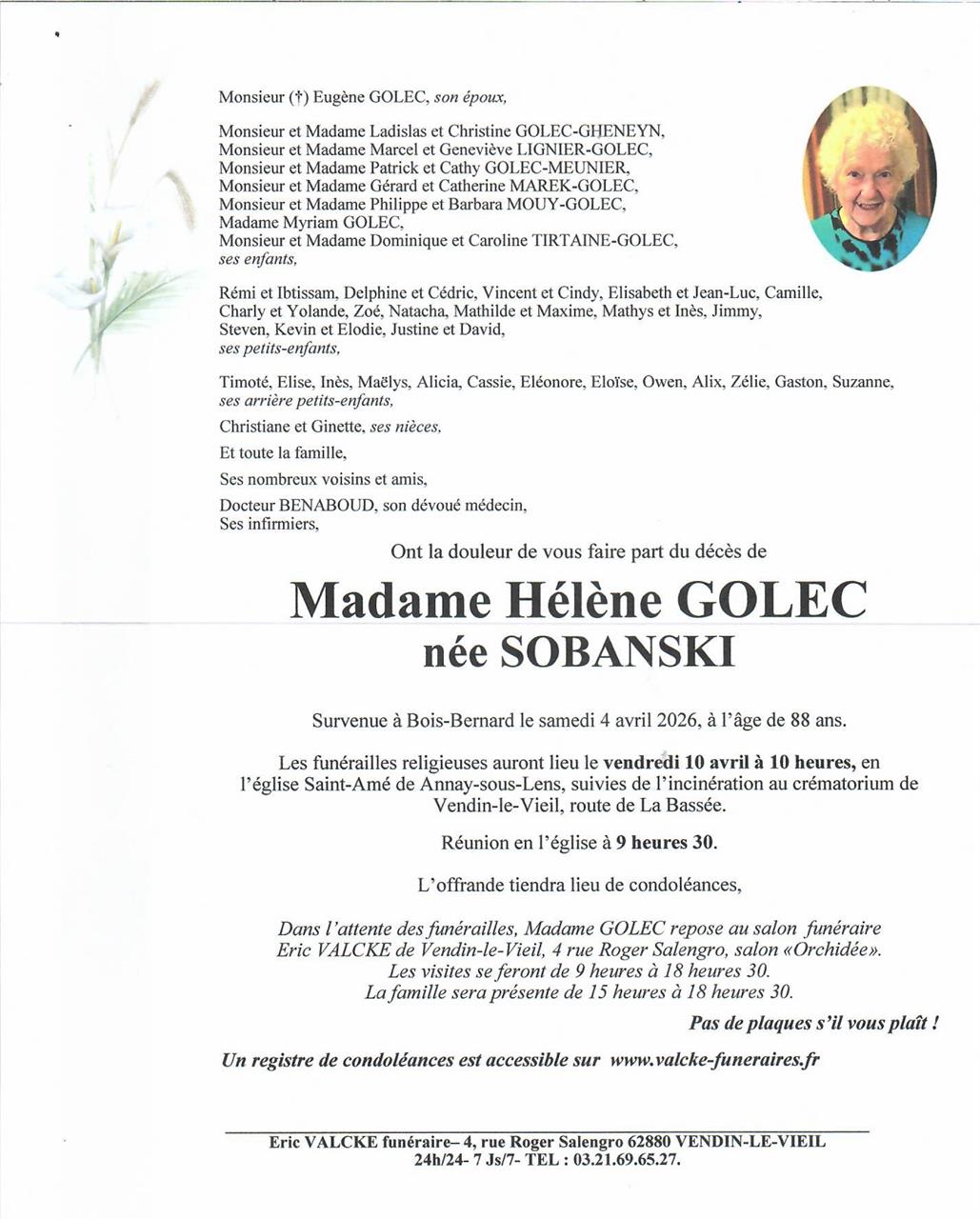 Image Annonce nécrologique