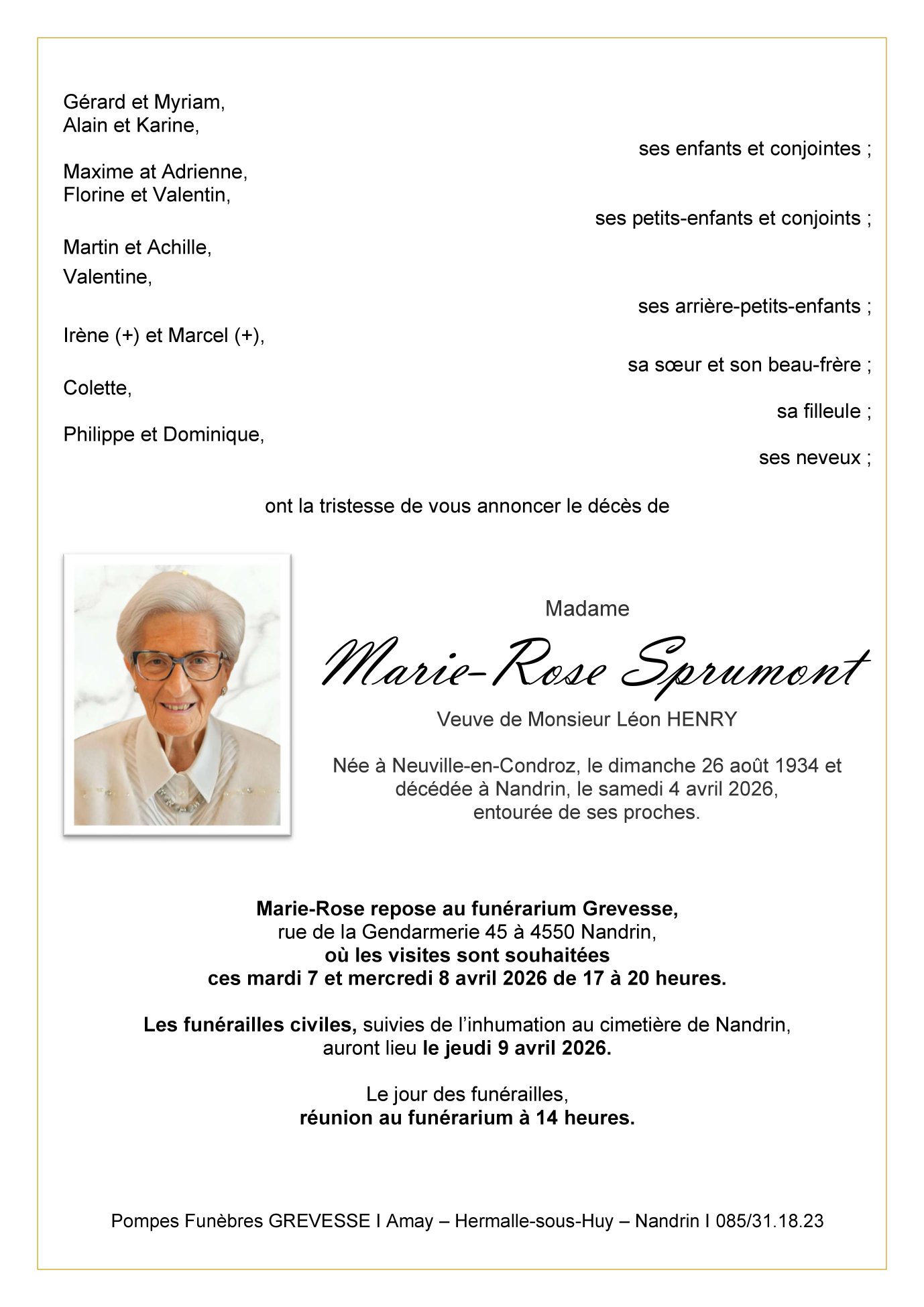 Image Annonce nécrologique