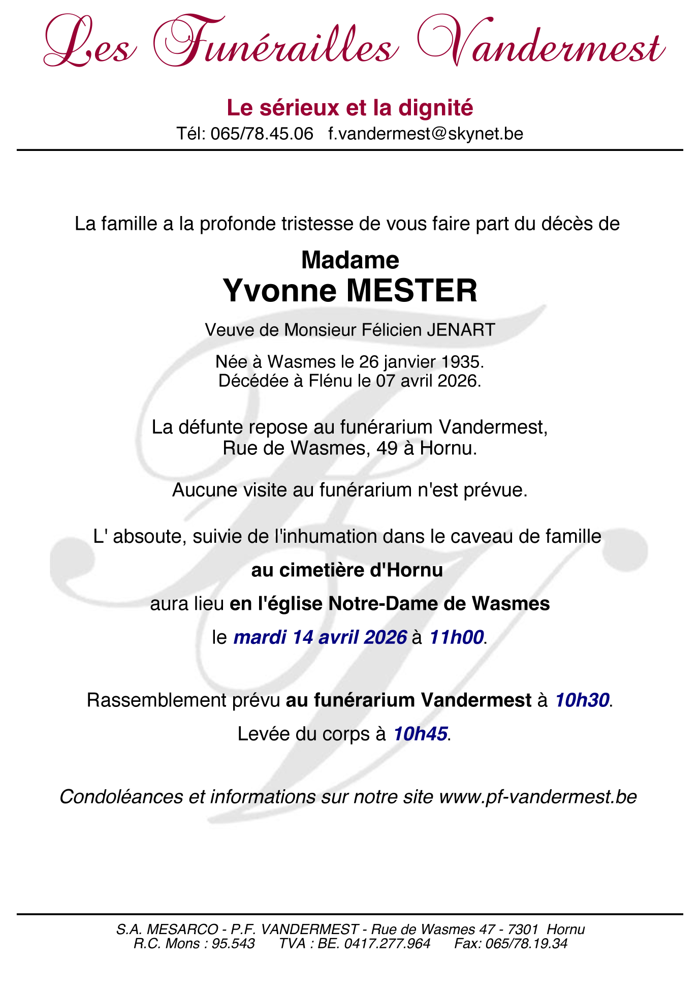 Image Annonce nécrologique