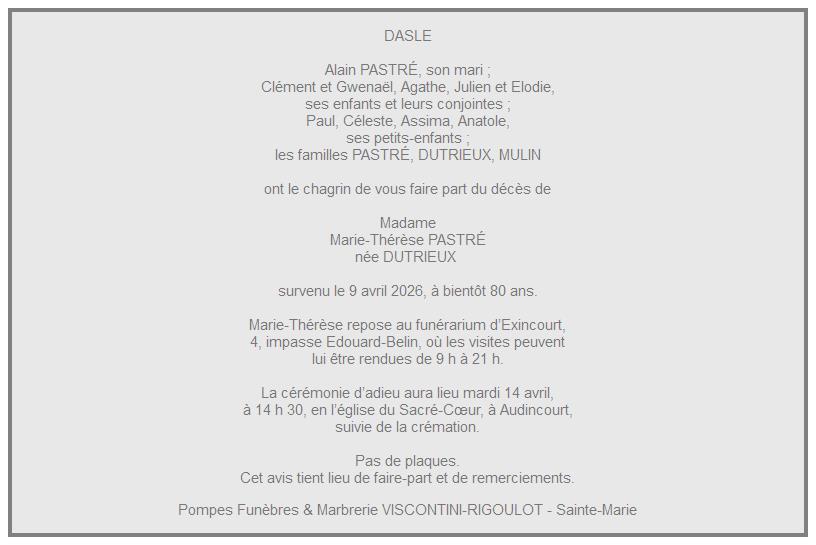 Image Annonce nécrologique