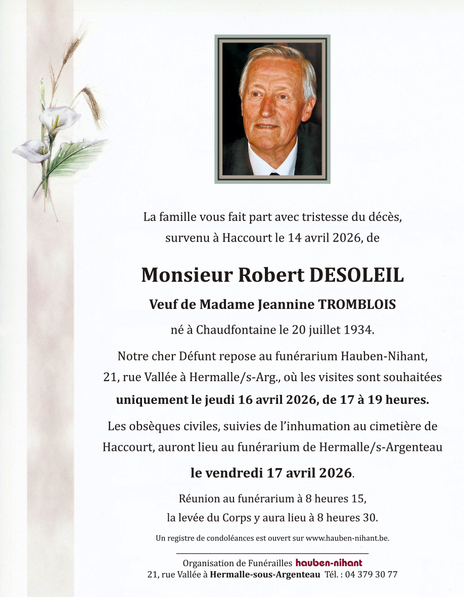 Image Annonce nécrologique