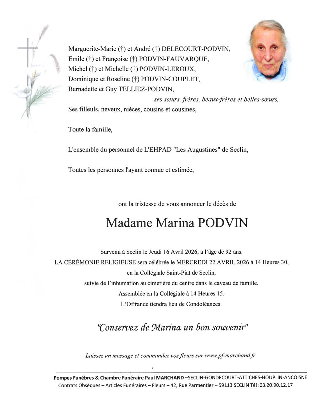 Image Faire-part de Marina