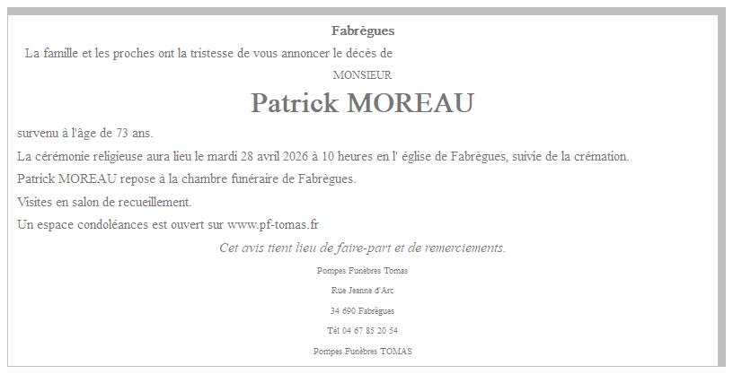 Image Annonce nécrologique