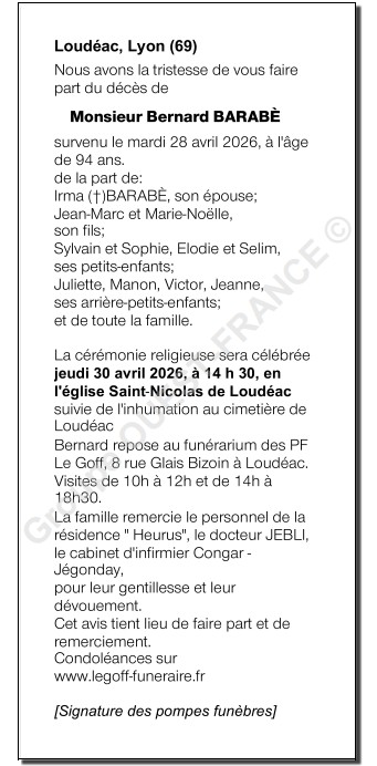 Image Annonce nécrologique