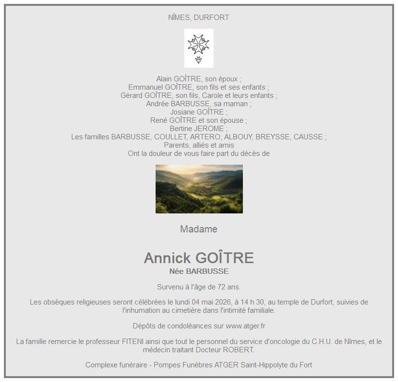 Image Annonce nécrologique