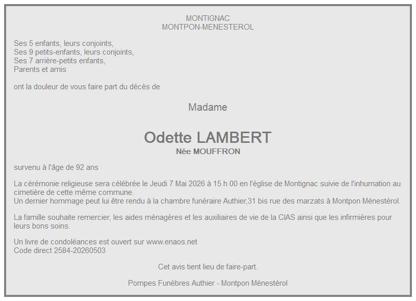 Image Annonce nécrologique
