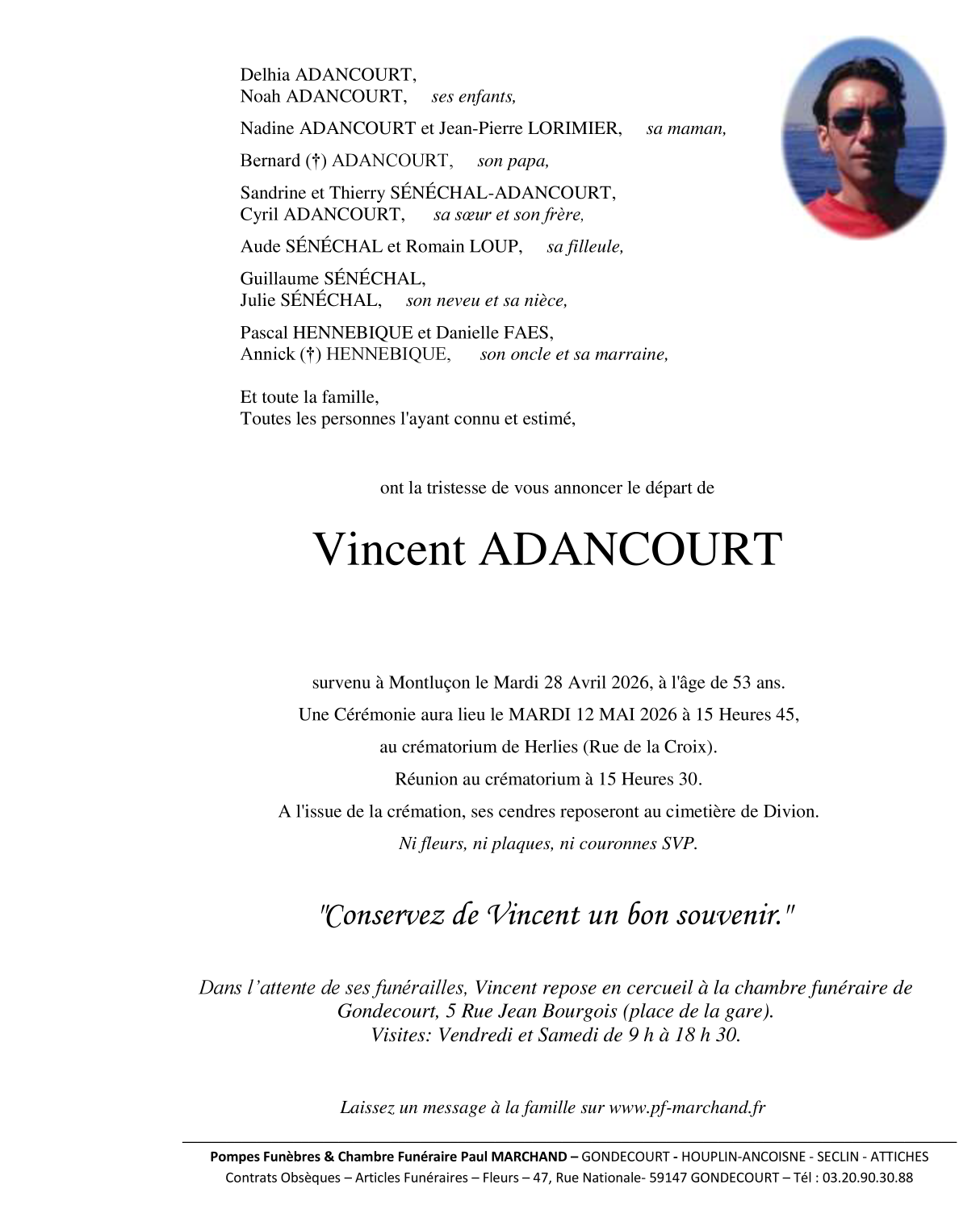 Image Faire-Part de Vincent