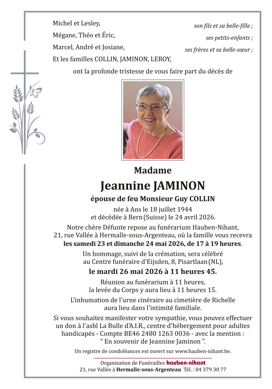 Image Annonce nécrologique