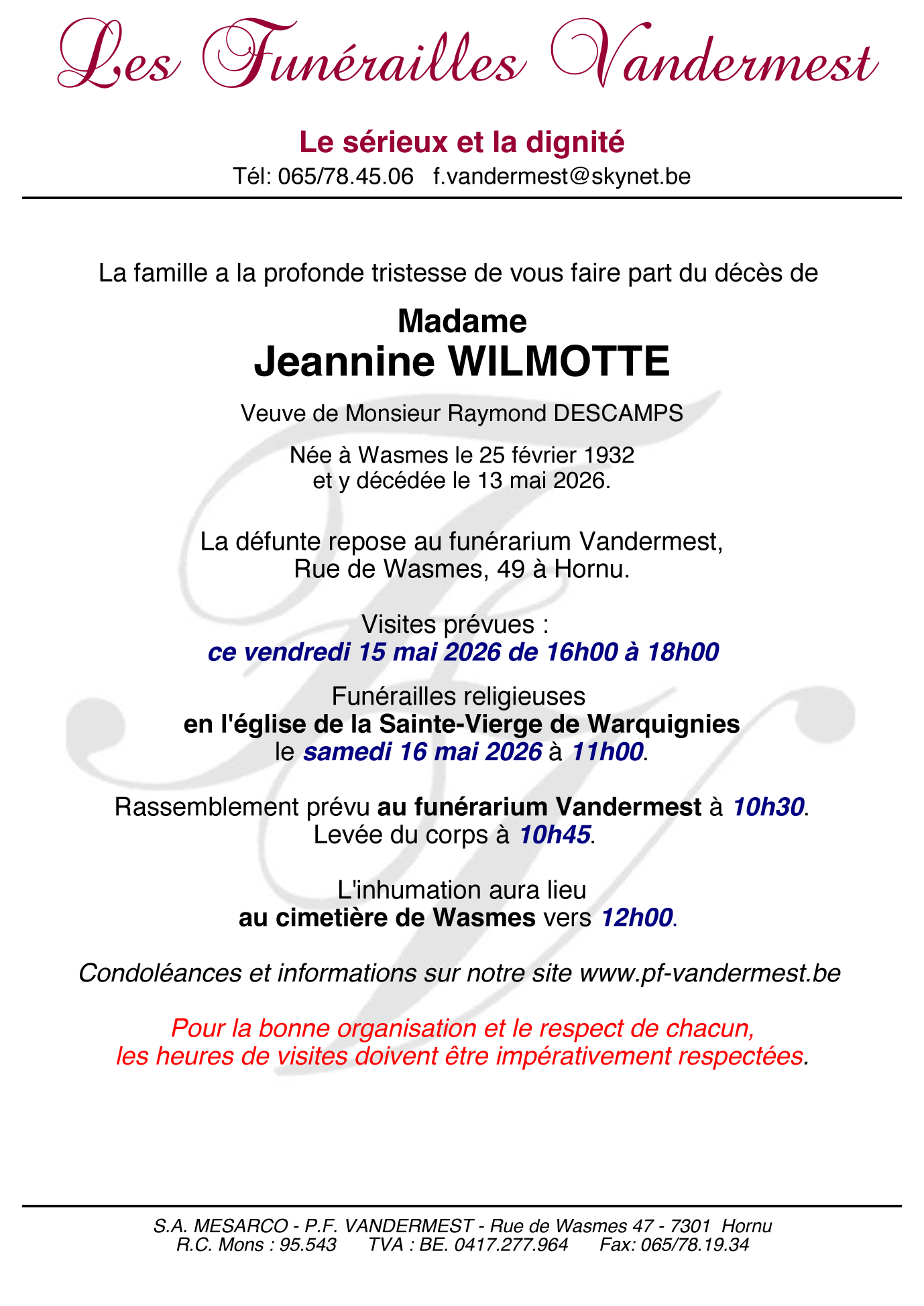 Image Annonce nécrologique