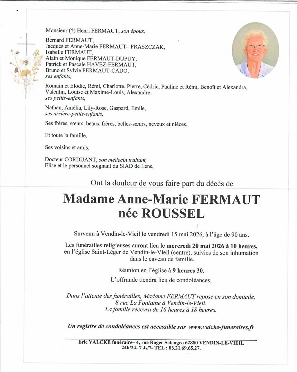 Image Annonce nécrologique