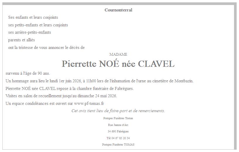 Image Annonce nécrologique