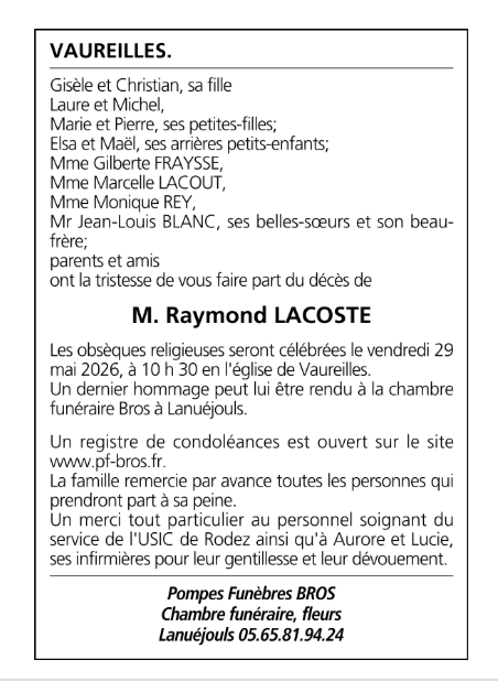 Image Annonce nécrologique
