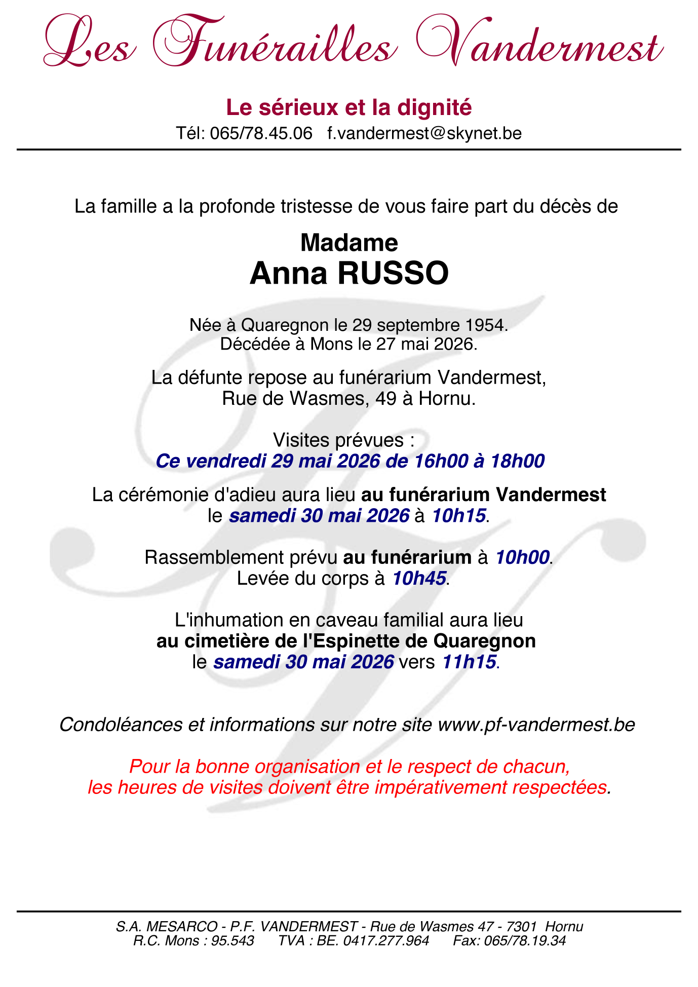 Image Annonce nécrologique