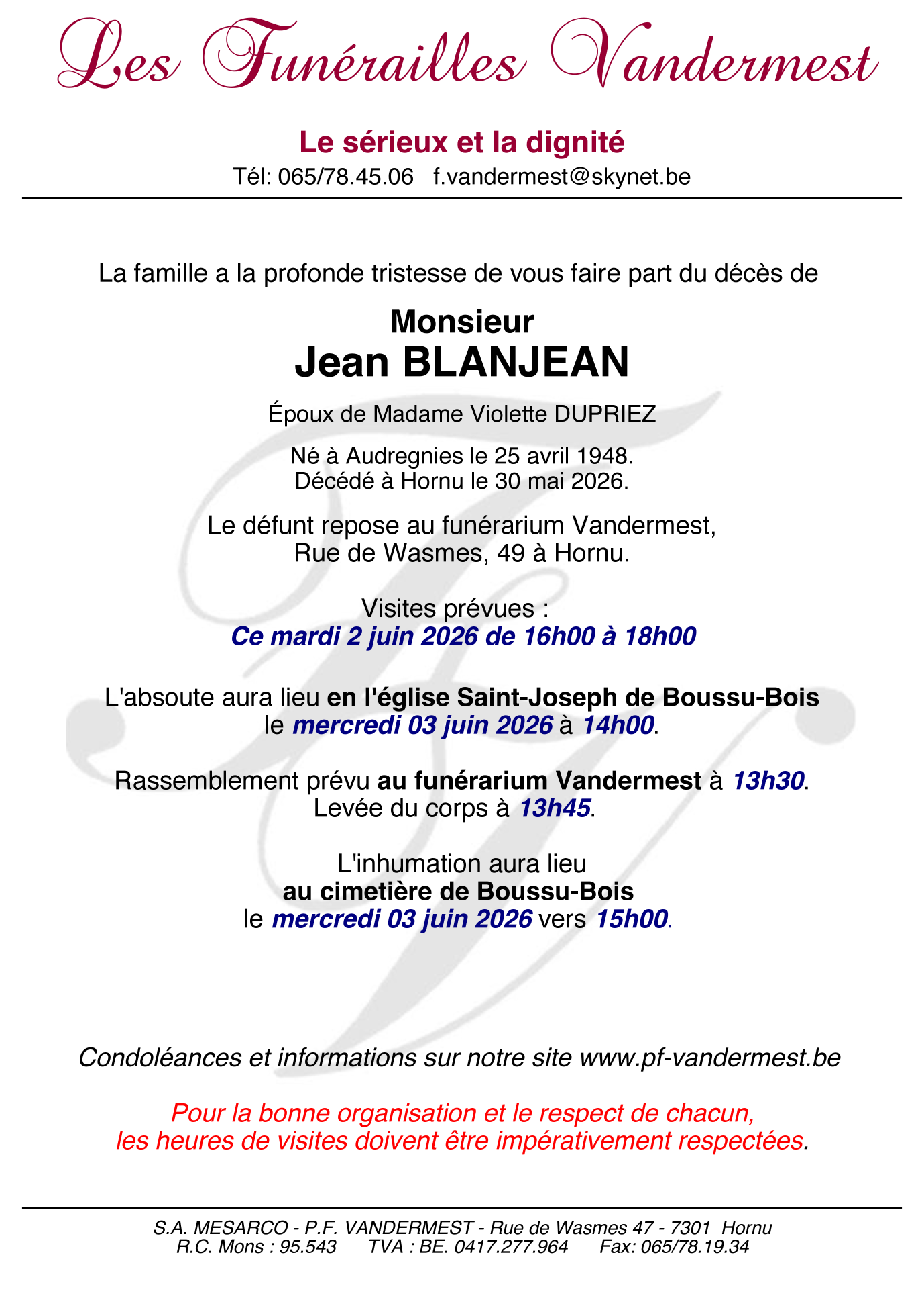 Image Annonce nécrologique