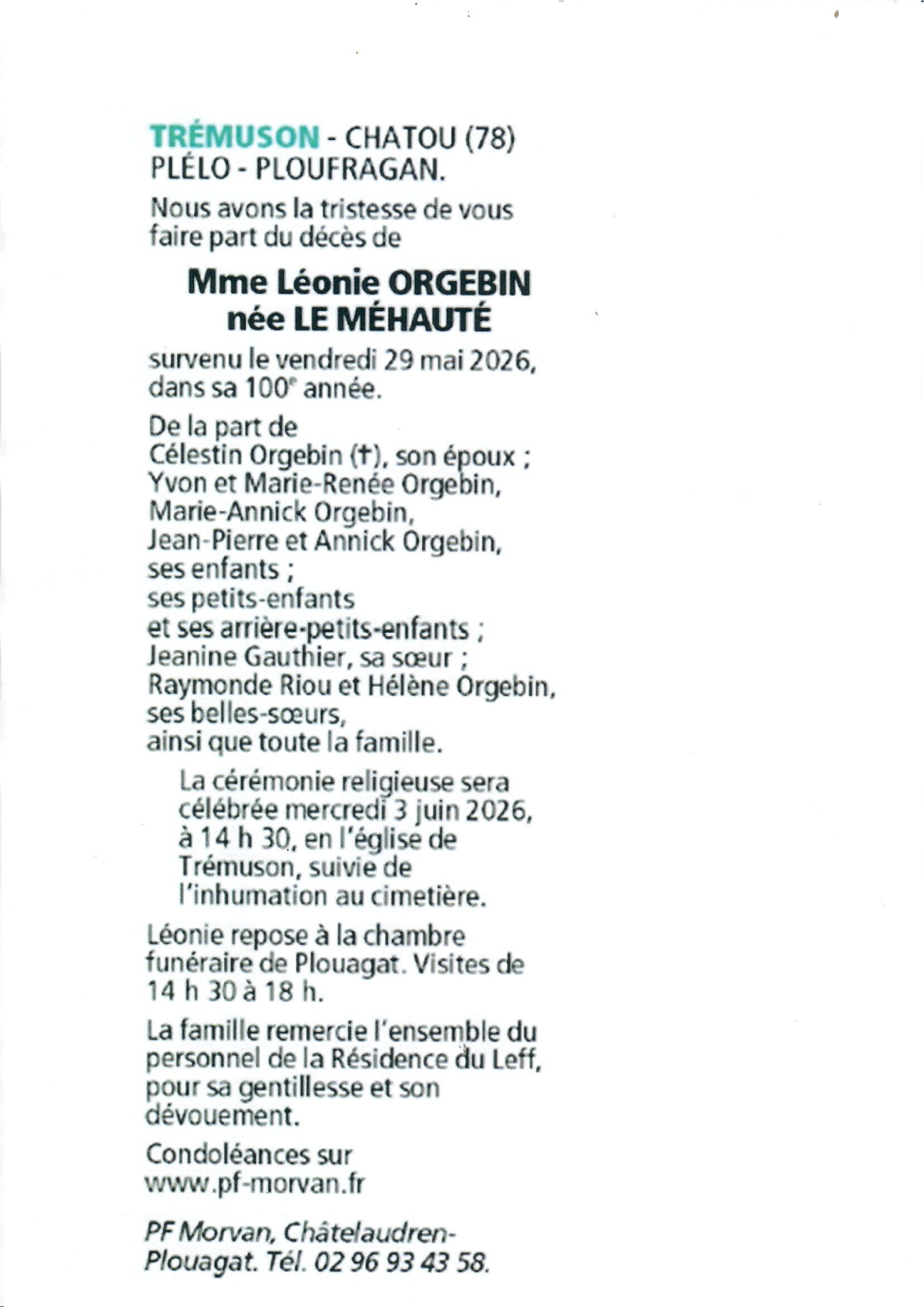 Image Annonce nécrologique