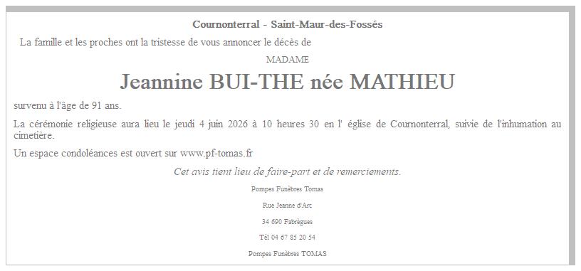Image Annonce nécrologique