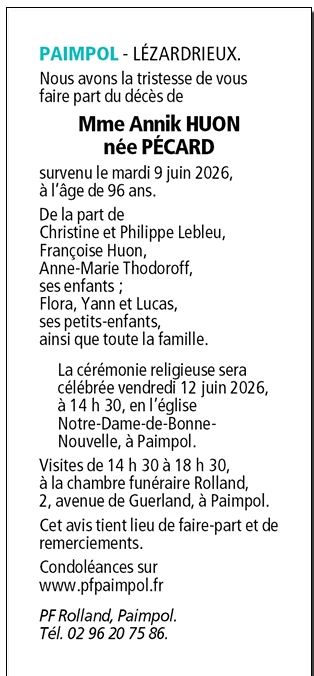 Image Annonce nécrologique