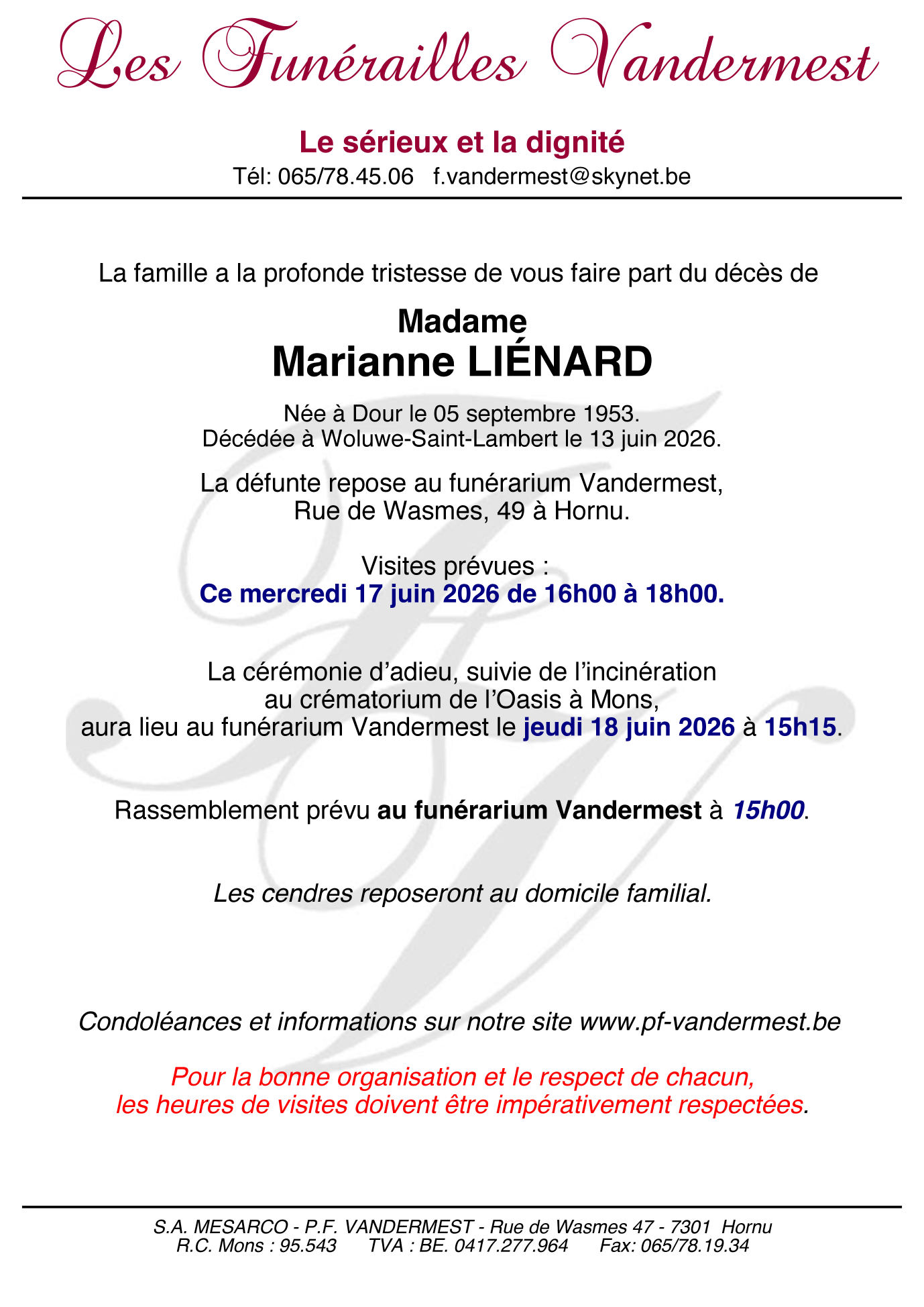 Image Annonce nécrologique