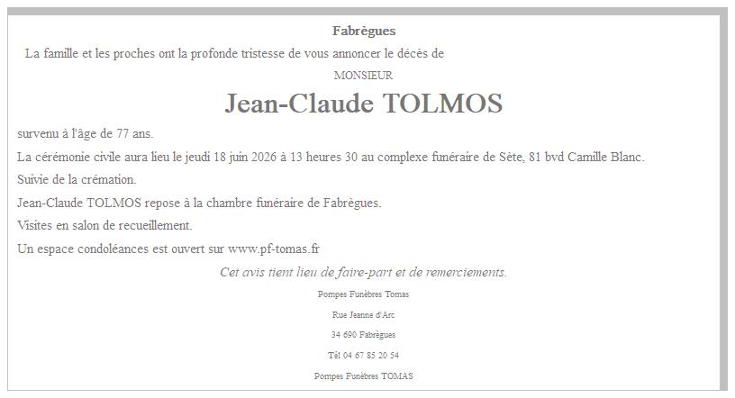 Image Annonce nécrologique