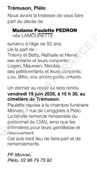 Image Annonce nécrologique