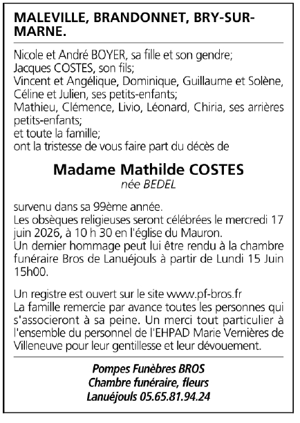 Image Annonce nécrologique