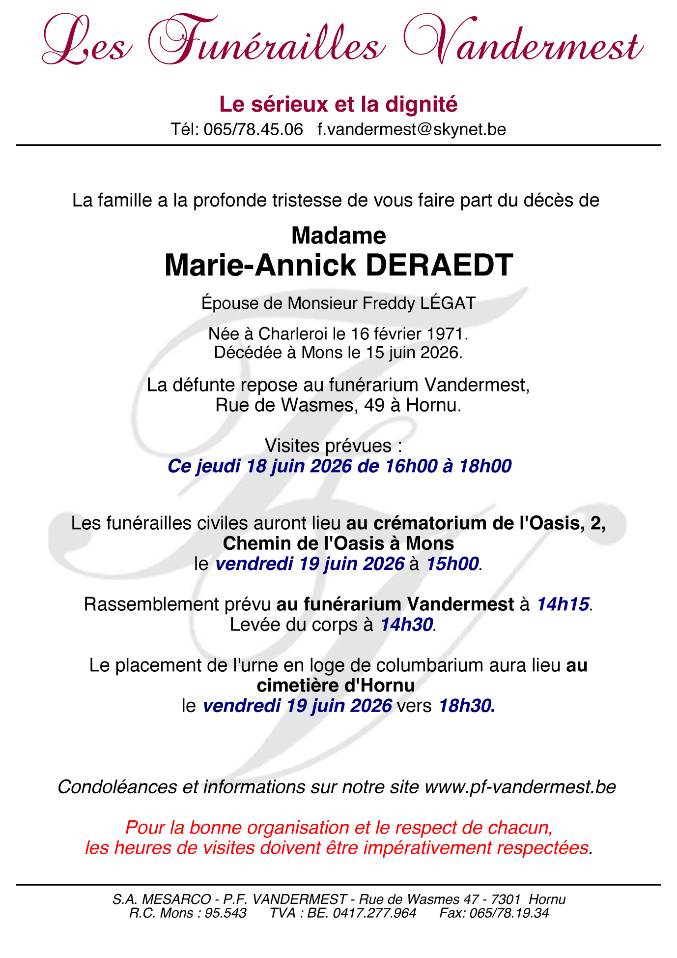 Image Annonce nécrologique