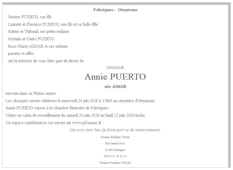 Image Annonce nécrologique