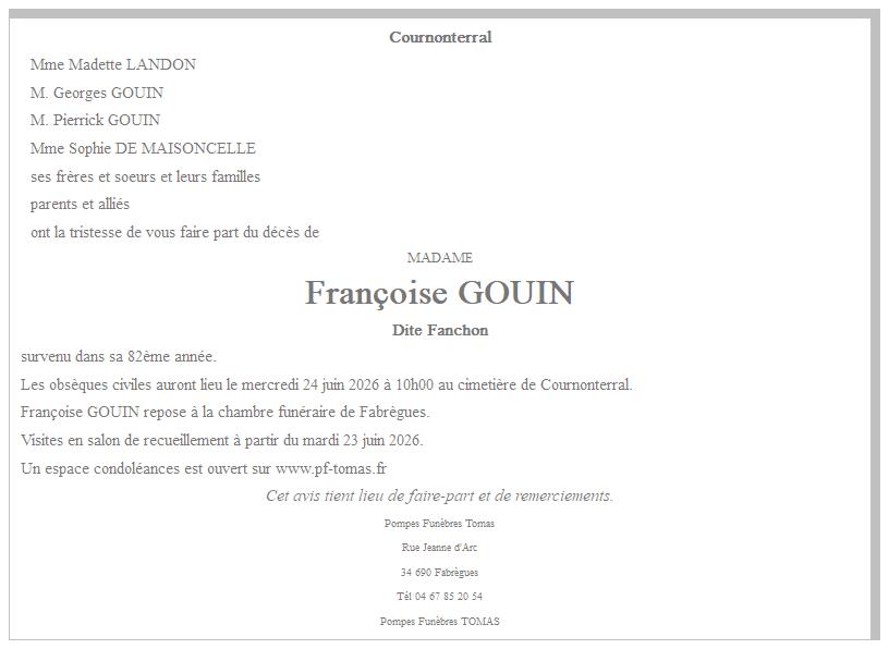 Image Annonce nécrologique