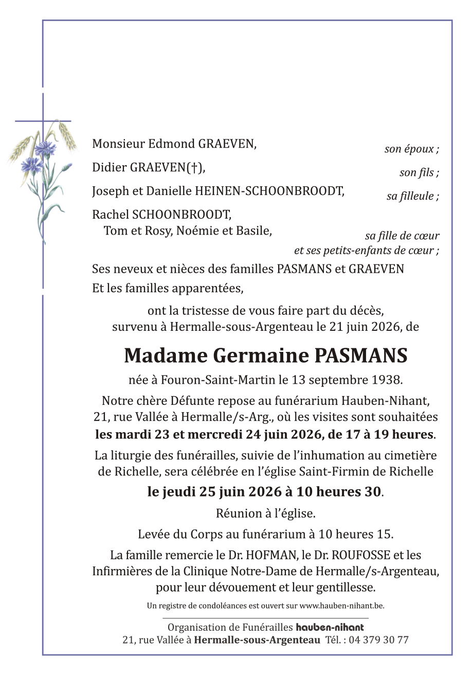 Image Annonce nécrologique