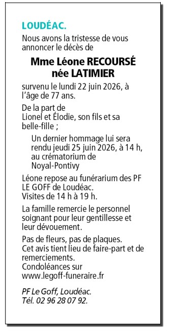 Image Annonce nécrologique