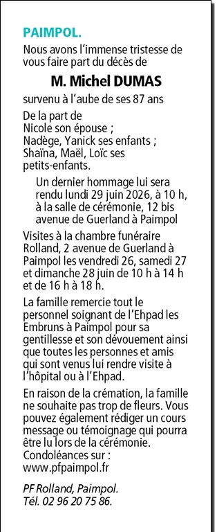 Image Annonce nécrologique