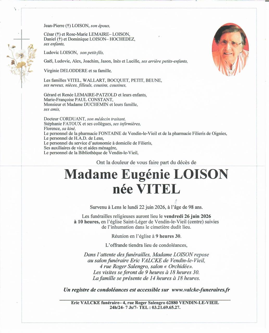 Image Annonce nécrologique