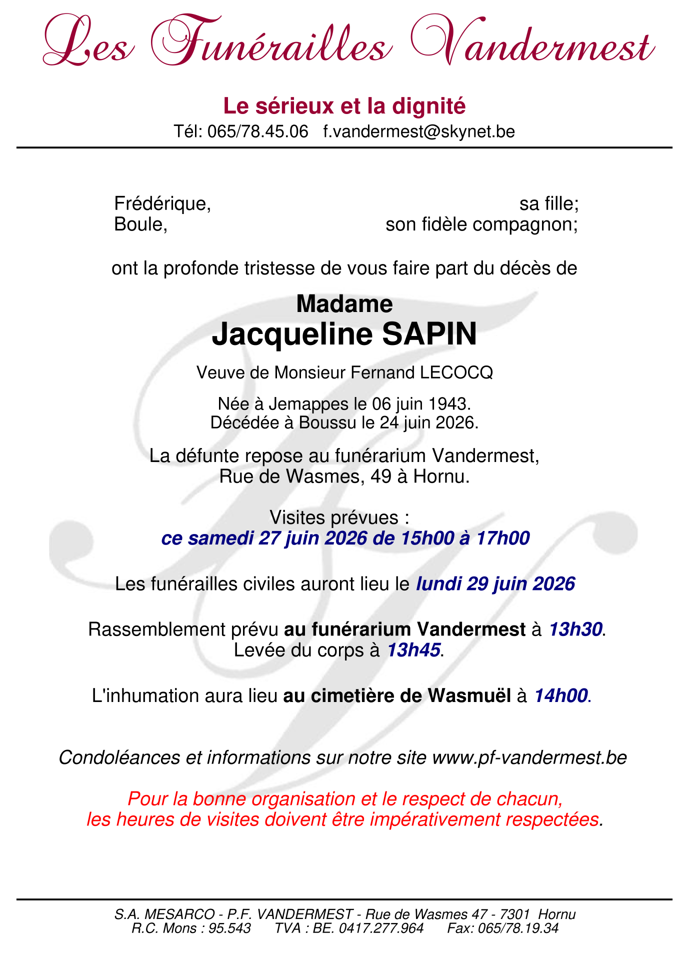 Image Annonce nécrologique