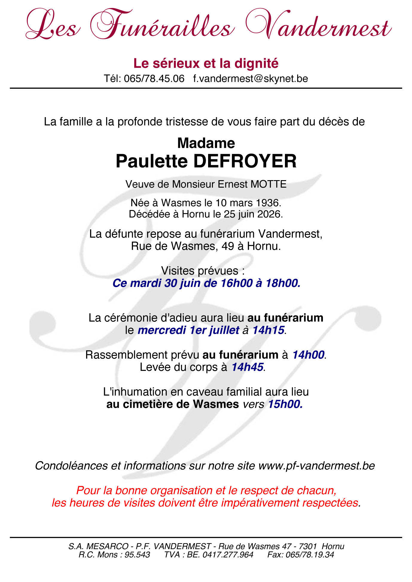 Image Annonce nécrologique