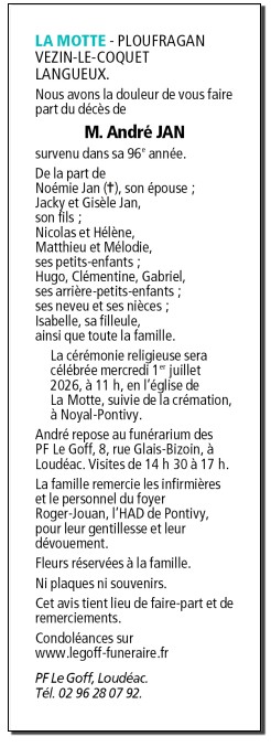 Image Annonce nécrologique