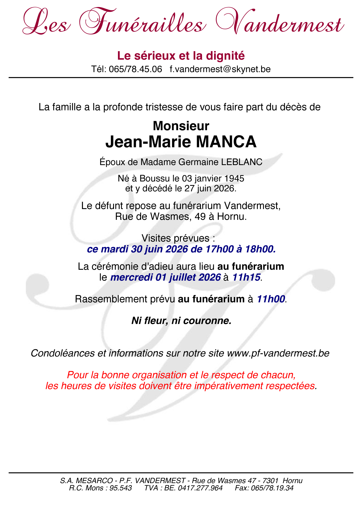 Image Annonce nécrologique