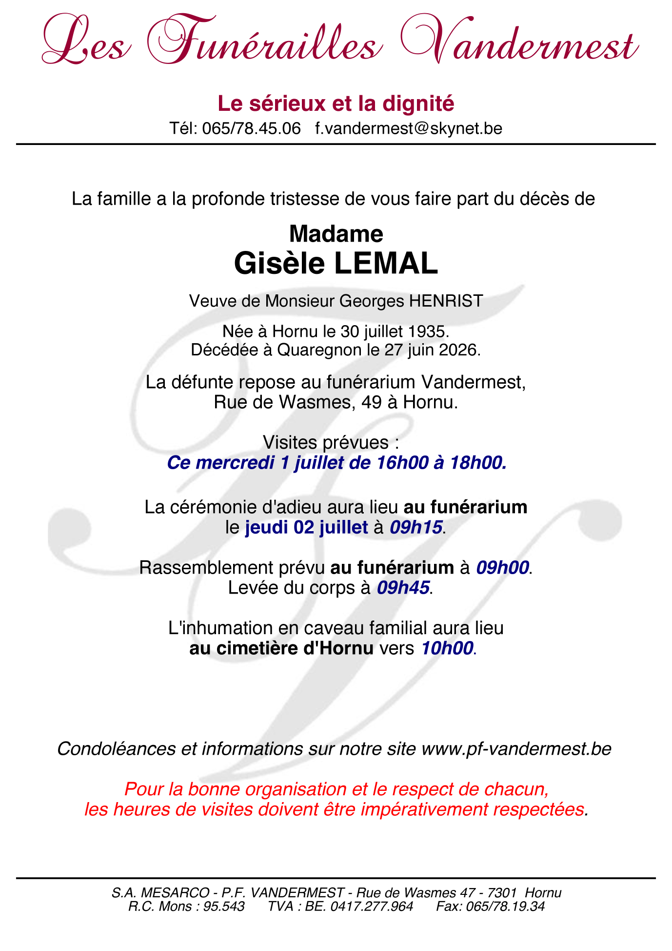 Image Annonce nécrologique