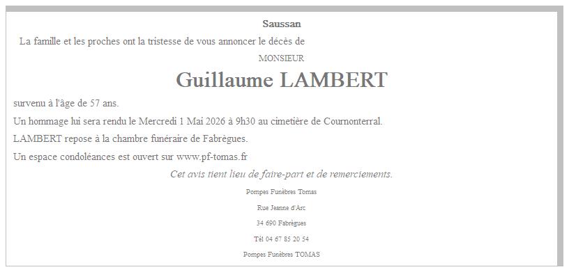 Image Annonce nécrologique