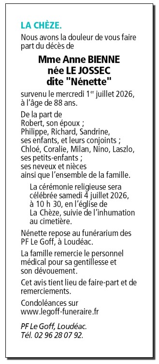 Image Annonce nécrologique