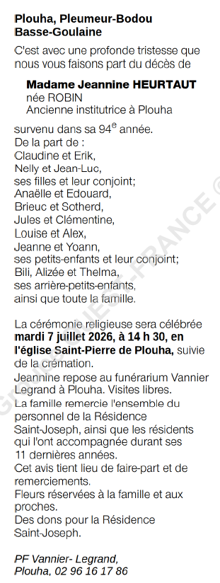 Image Annonce nécrologique