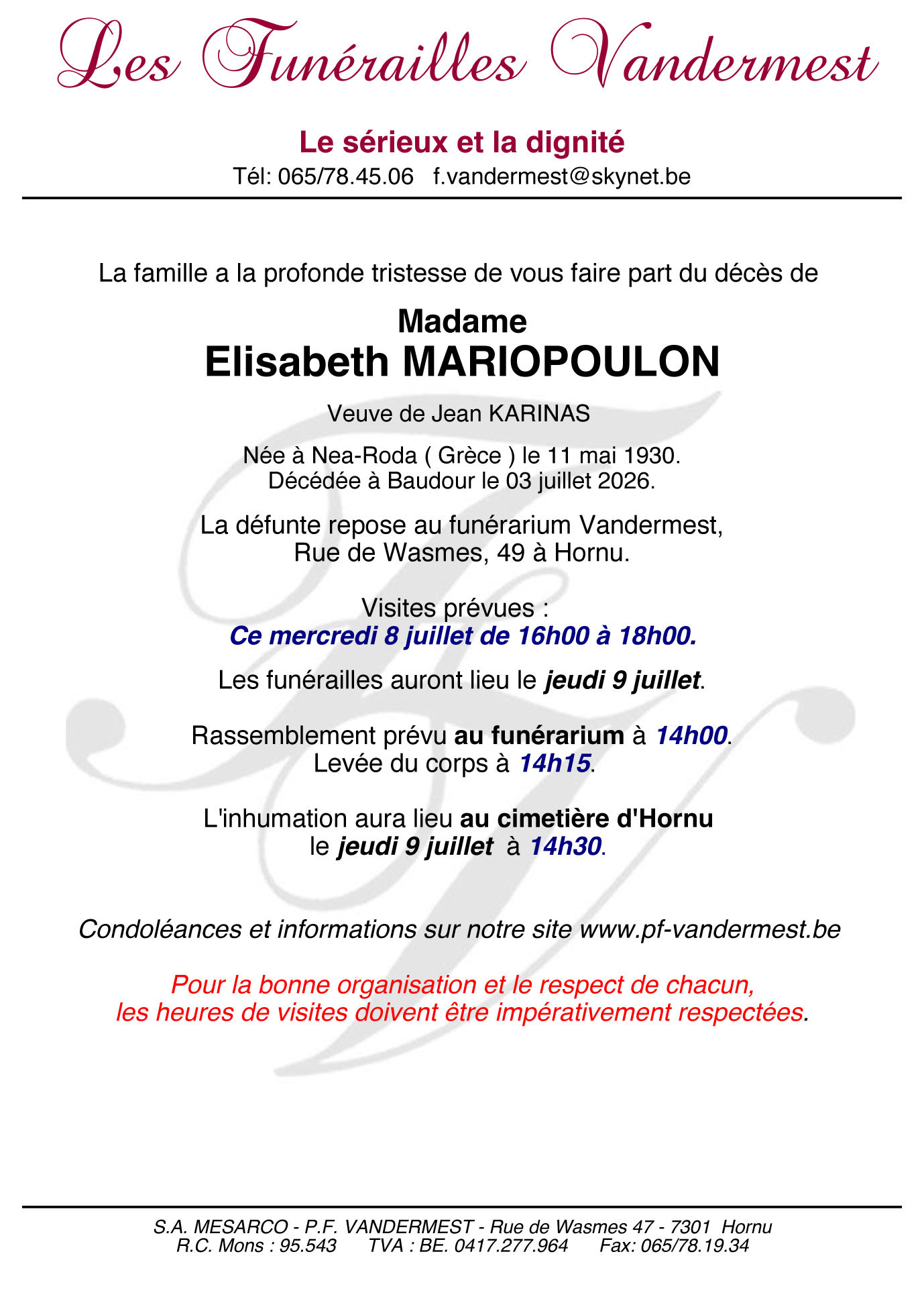 Image Annonce nécrologique